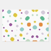 Leuke kleurrijke monsters inpakpapier vel (Voorkant 3)