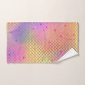 Leuke kleurrijke Ombre Pastel Zeemeermin patroon Bad Handdoek (Handdoek)