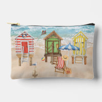 Leuke Kleurrijke Strandhuisjes Water Monogram