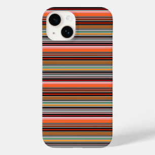 Leuke kleurrijke strepen Case-Mate iPhone 14 hoesje