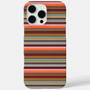 Leuke kleurrijke strepen iPhone 16 pro max hoesje