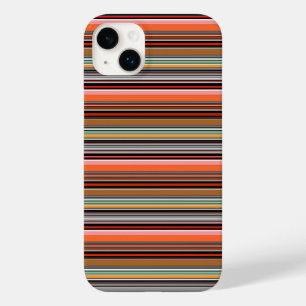 Leuke kleurrijke strepen Case-Mate iPhone 14 plus hoesje