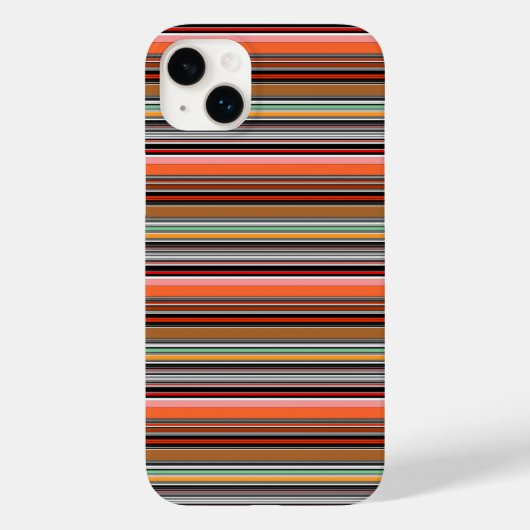 Leuke kleurrijke strepen Case-Mate iPhone case (Achterkant)