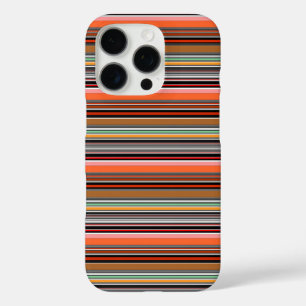 Leuke kleurrijke strepen iPhone 16 pro hoesje