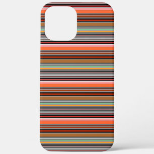 Leuke kleurrijke strepen iPhone 12 pro max hoesje