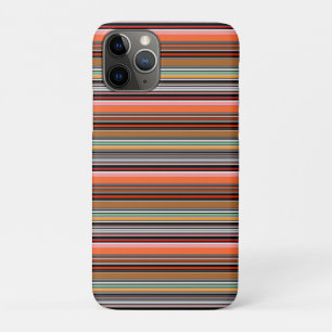 Leuke kleurrijke strepen iPhone 11 pro hoesje