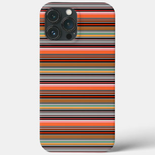 Leuke kleurrijke strepen iPhone 13 pro max hoesje