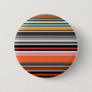 Leuke kleurrijke strepen ronde button 5,7 cm