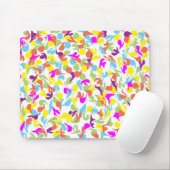 Leuke kleurrijke veelkleurige Blobs Abstract Patte Muismat (Met muis)