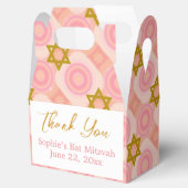 Leuke kleurrijke vleermuis mitzvah traktatie/gunst bedankdoosjes (Geopend)