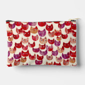 Leuke kleurrijke Waterverf Cat Pattern Etui (Achterkant)