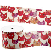 Leuke kleurrijke Waterverf Cat Pattern Lint