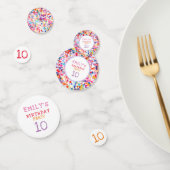 Leuke kleurrijke Waterverf Paint Blots Kids Verjaa Confetti