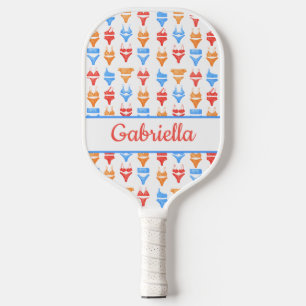 Leuke Kleurrijke Zomer Zwem Uitgepersonaliseerde B Pickleball Paddle