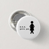 leuke knop ronde button 3,2 cm (Voorkant /achterkant)