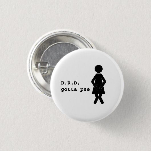 leuke knop ronde button 3,2 cm (Voorkant /achterkant)