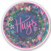 Leuke knuffels  Boho Floral Inspirivity Sticker (Voorkant)