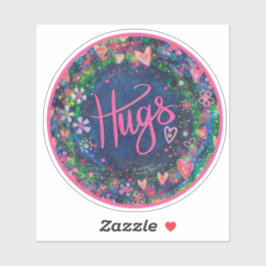 Leuke knuffels  Boho Floral Inspirivity Sticker