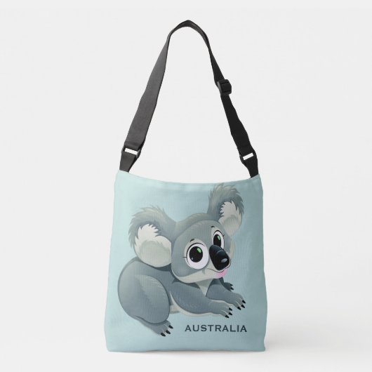 Leuke Koala aangepaste tekst tassen (Voorkant)