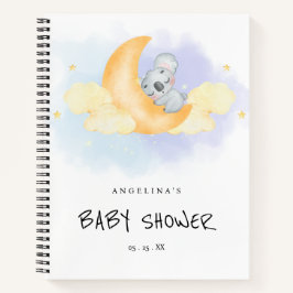 Leuke Koala Baby shower cadeau lijst Notitieboek