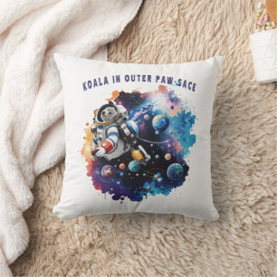 Leuke Koala in Outer Paw-sace, Koala Astronaut Kussen