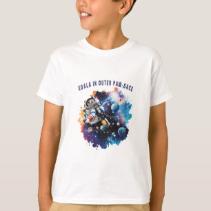 Leuke Koala in Outer Paw-sace, Koala Astronaut T-shirt