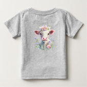 Leuke Koe in de zonnige dag (Achterkant)