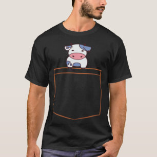 Leuke Koe Pocket Pullover Hoodie