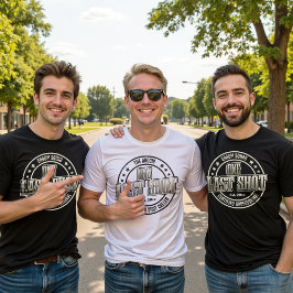 Leuke koele vintage typografie voor een vrijgezell t-shirt