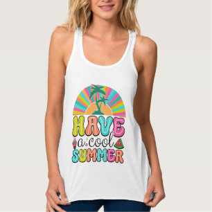 Leuke koele zomer woordkunst strand tanktop