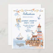 Leuke koele zon strandfeest zandkasteel kinderen v (Voorkant / Achterkant)