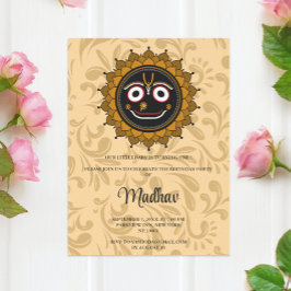 Leuke Krishna kaart voor verjaardag - Krishna kuns