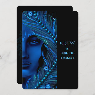 Leuke Krishna kaart voor verjaardag - Krishna kuns