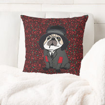 Leuke kussen Pug Hondenliefhebber Hobo jas Elleboo