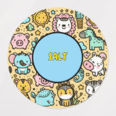 leuke labels voor voedselcontainers (Design 2)