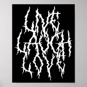 Leuke Lach Funny Love Zware Black Metal Parodie Poster