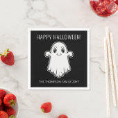 Leuke lachende geest gelukkig Halloween aangepaste Servet (Insitu)