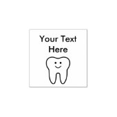 Leuke lachende tand Rubber stempels (Afrduk)