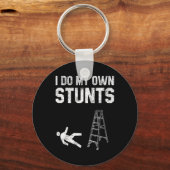 Leuke ladder Herfst geschenk gebroken bot hand kri Sleutelhanger (Voorkant)