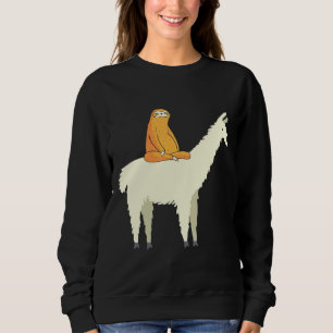 Leuke lama en luiaard vrienden Schattige dieren Trui