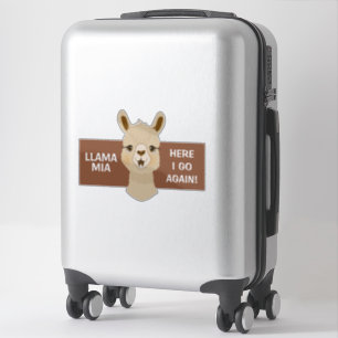Leuke Lama Mia Sticker