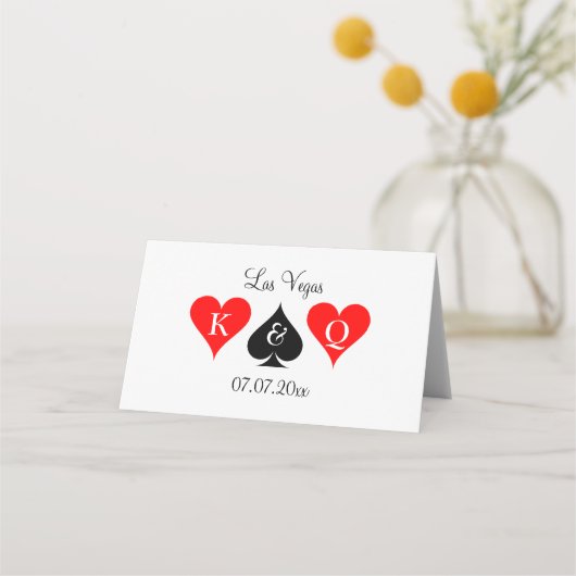 Leuke Las Vegas strip droom trouwplaats kaarten (Achterkant)