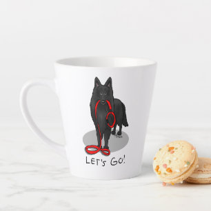 Leuke Laten we gaan! Wandelende Belgische Herdersh Latte Mok