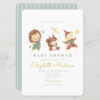 Leuke Leeuw, eekhoorn en aap Baby shower