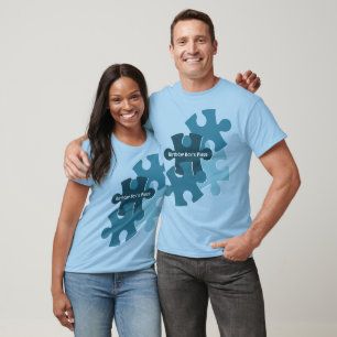 Leuke legpuzzelstukken Verjaardagsjongen stuk Blau T-shirt