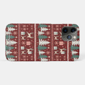 Leuke lelijke kerst trui patroon Case-Mate iPhone case (Achterkant (horizontaal))
