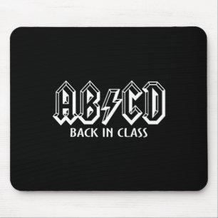 Leuke leraar Abcd Rocks Byck naar school Byck in C Muismat