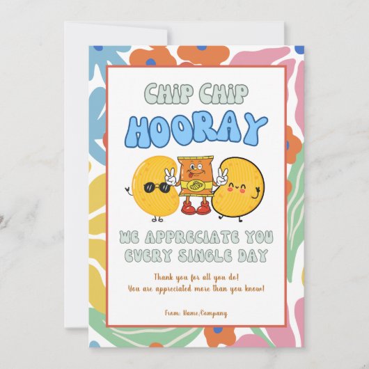 Leuke leraar Vrijwilliger Collega Bedankt Card Kaart (Voorkant)