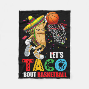 Leuke Lets Taco over Bysketbyll Mexico Cinco de Ma Fleece Deken