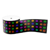 Leuke Leuke Kleurrijke Groovy Funky Cool Stijlvoll Grosgrain Lint (Spoel)